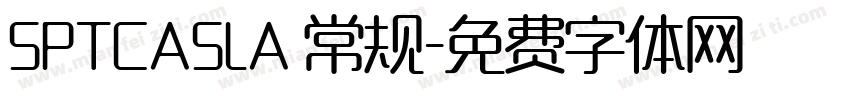 SPTCASLA 常规字体转换